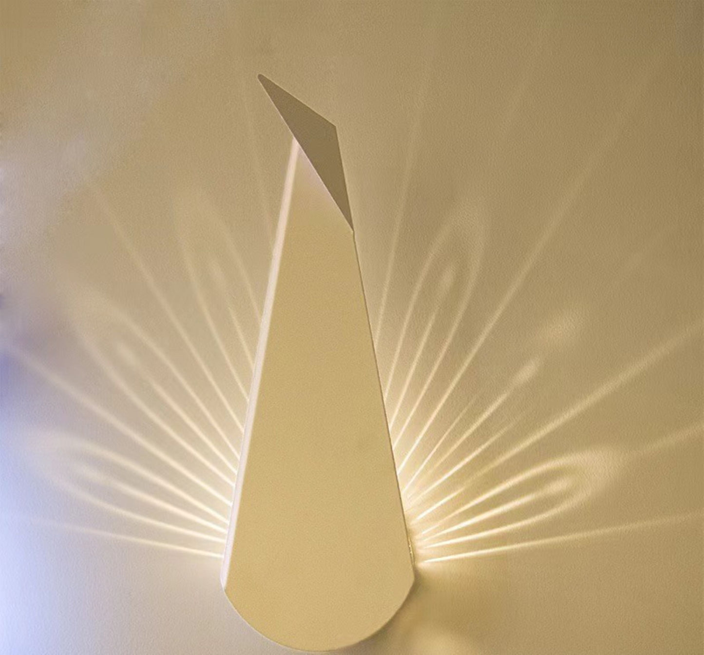 Gold Peacock Wall Light