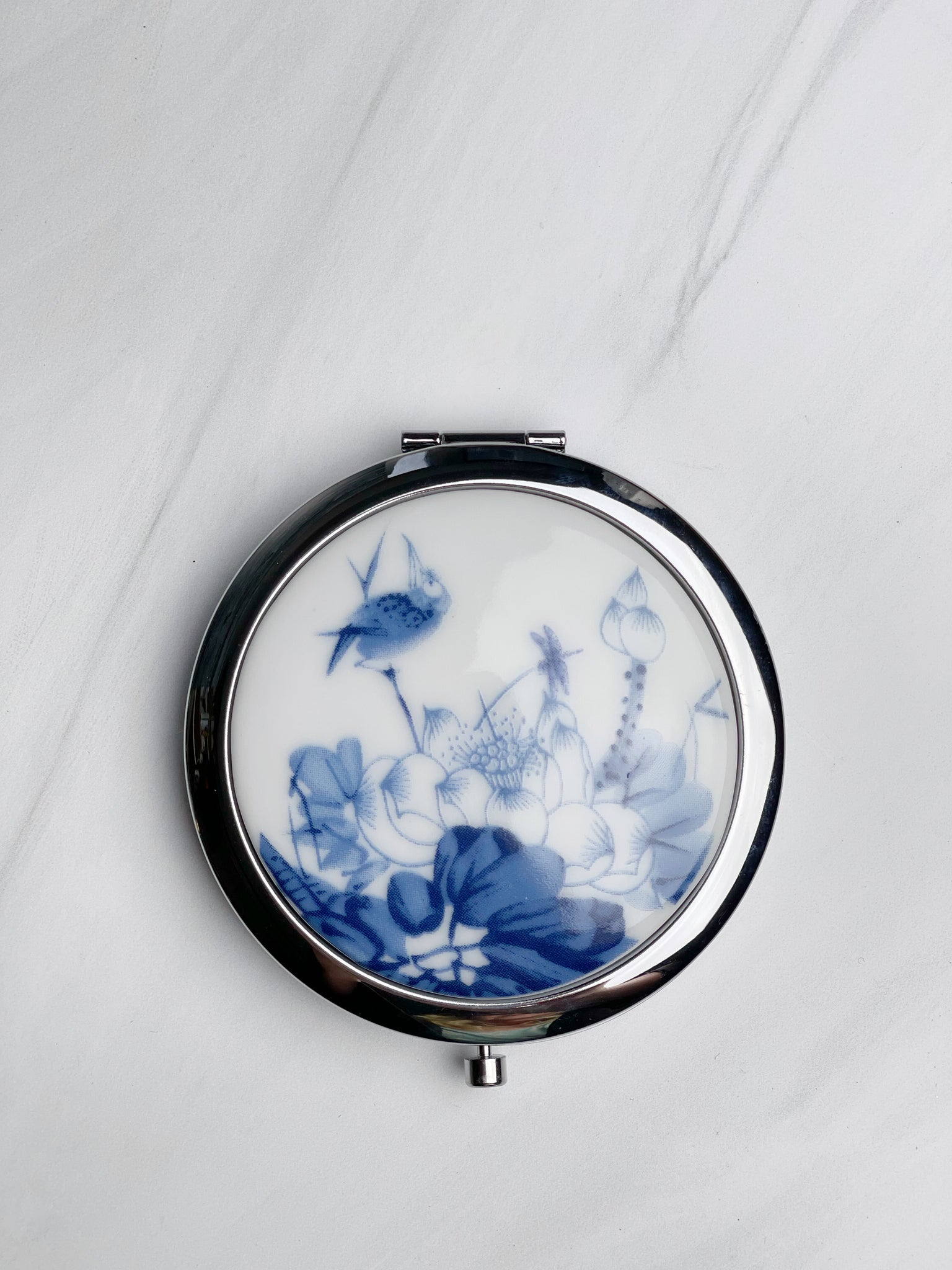 Porcelain Compact Magnifying Mirror – O'Day Cache