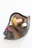 Kantha Zipper Pouch-Plaid