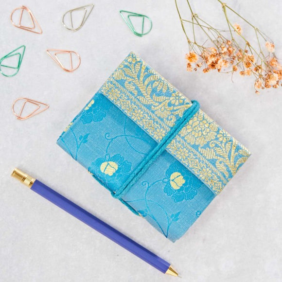 Handmade Pocket Size Sari Notebook