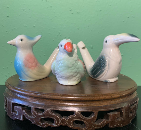 Three Singing Bird Whistles