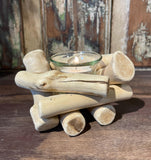 Wooden Tea Light Candle Holder