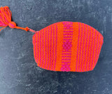 Handmade Woven Zipper Pouch With Tassel