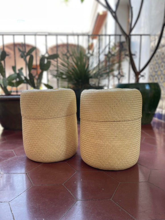 Oaxacan Handwoven Baskets Natural XL